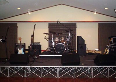 Forge Valley Event Center | Hendersonville, Brevard, Asheville | large sectioned stage for entertainment