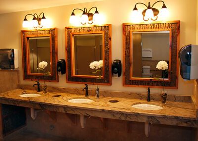 Forge Valley Event Center | Hendersonville, Brevard, Asheville | beautiful women's restrooms, bathrooms, facilities