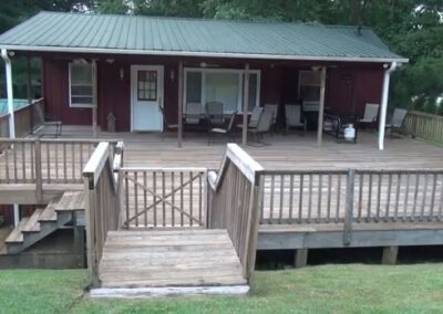 Forge Valley Event Center | Hendersonville, Brevard, Asheville | spacious deck for outside receptions and other activities