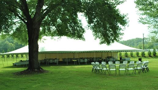 Forge Valley Event Center | Hendersonville, Brevard, Asheville | outdoor areas with tents and chairs for receptions